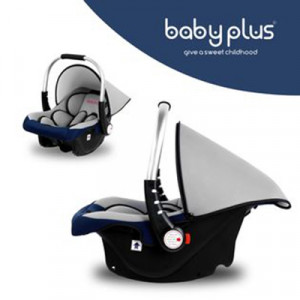 3 point Harness Softly padded portable comfortable washable baby Car seat and Carrycot